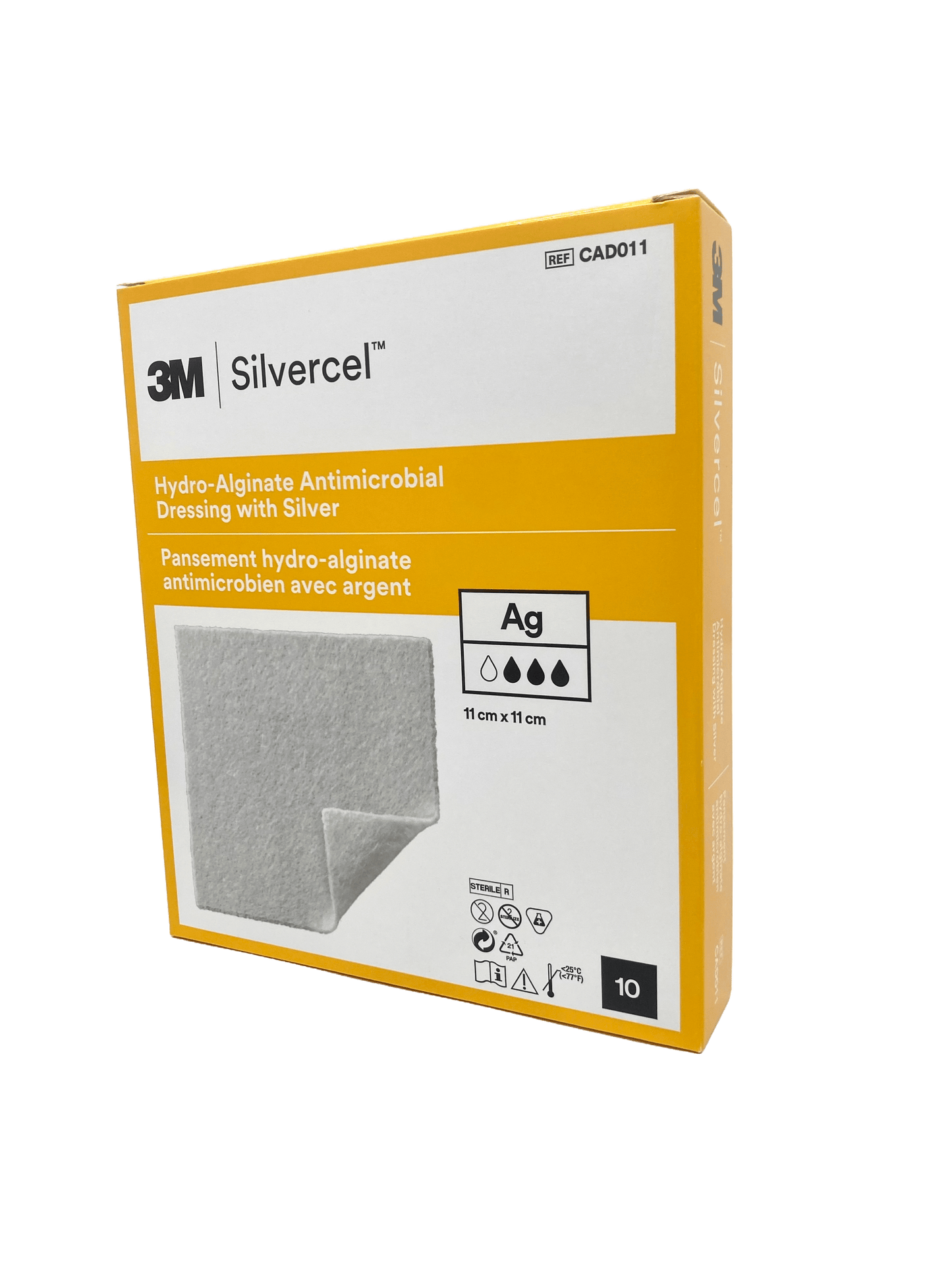3M Silvercel Medicazione con argento 11x11cm - 10pz - Waldner Care