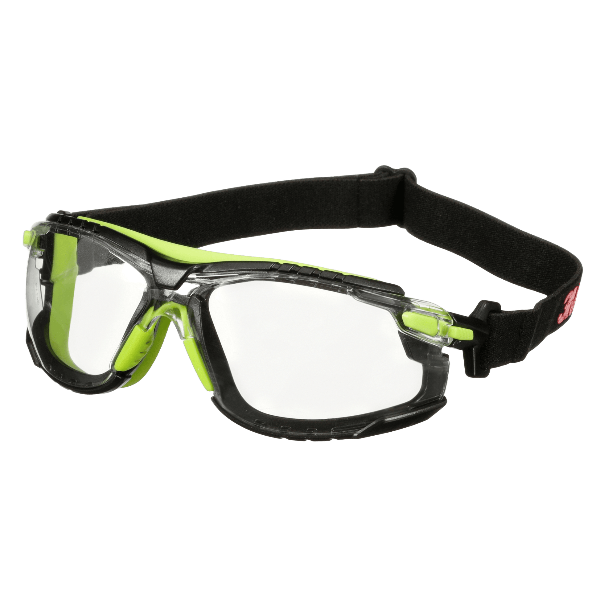 3M Solus 1000 Occhiali di protezione, S1201SGAF-TSKT, montatura verde/nera - Waldner Care