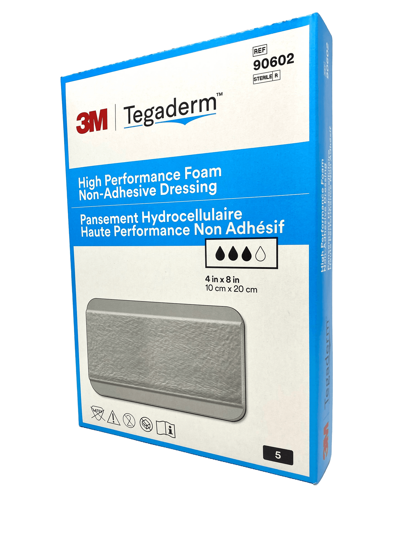 3M Tegaderm Medicazione in schiuma non adesiva 10x20cm - 5pz - Waldner Care