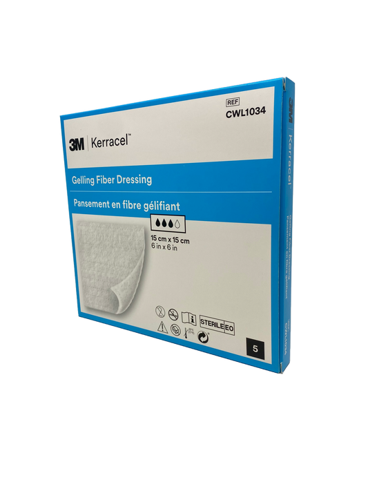 3M Kerracel Gelling fiber dressing 15x15cm - 5pcs