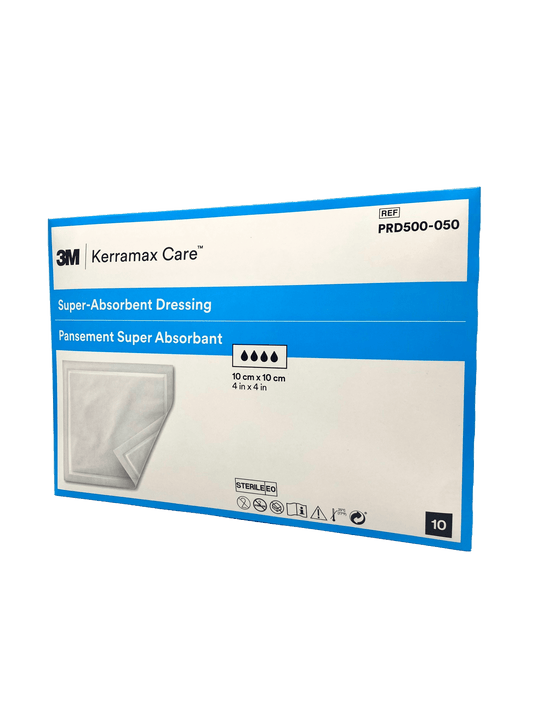 3M Kerramax Care Medicazione super assorbente 10x10cm - 10pz - Waldner Care