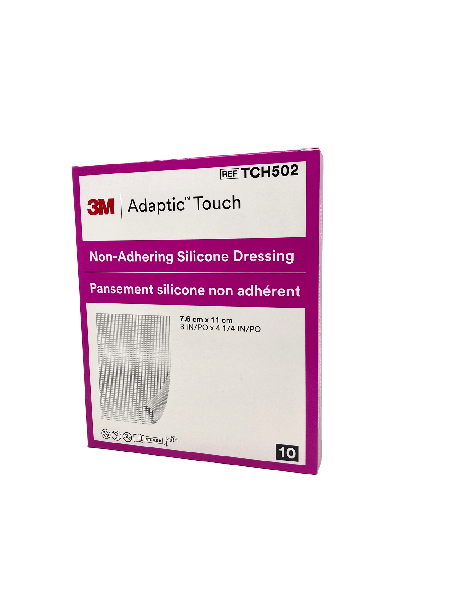 3M Adaptic Touch Medicazione non adesiva in silicone 7,6x11cm - 10pz - Waldner Care